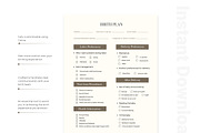 Cesarean Birth Plan Template, a Print Template by BrushstrokeArtGB (Thumbnail 4 of 5)