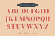 Tika Mikeva - Elegant Serif Typeface, a Serif Font by Morisco (Thumbnail 5 of 10)