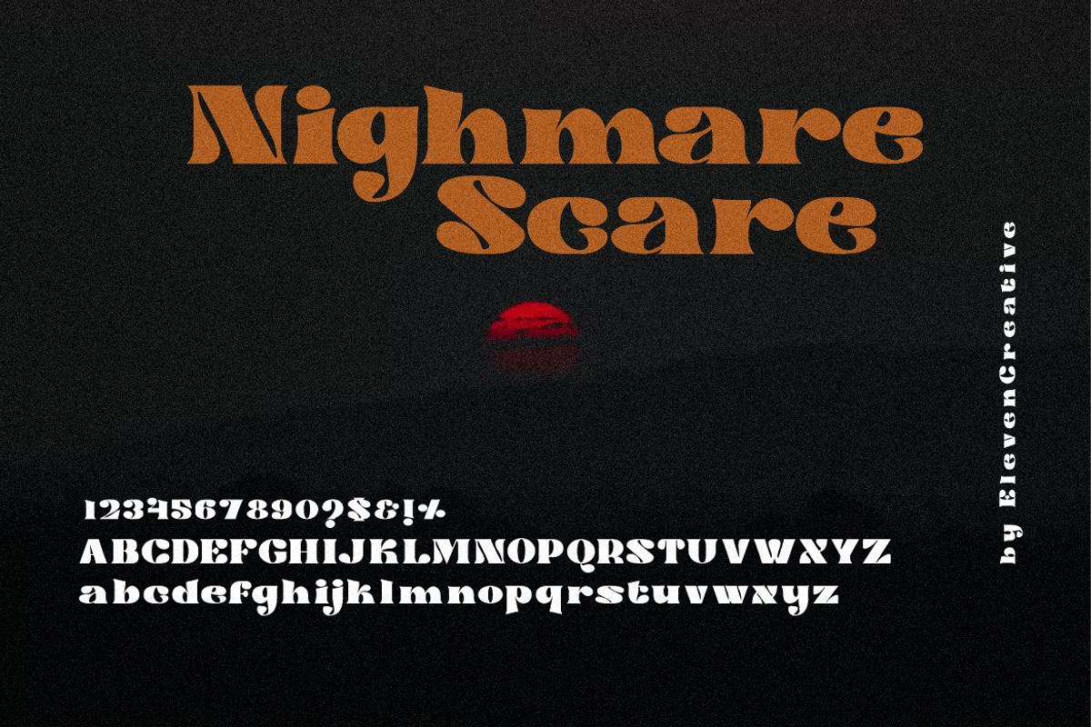 Nightmare Scare Font, a Serif Font by Typegoals Studio (Photo 6 of 8)