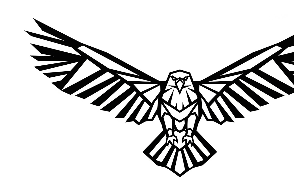 Powerful eagle flying wall art, an Illustration by Amazin_art (Photo 13 of 26)
