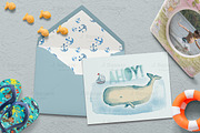 Watercolor Nautical Clip Arts, an Illustration by JSquarePresents (Thumbnail 5 of 7)