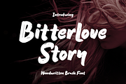 Bitterlove Story – Handwritten Brush, a Handwritten Font by Fikryal Studio (Thumbnail 1 of 13)