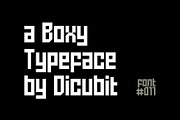 Battlefly Modern Boxy Font, a Font by Dicubit (Thumbnail 2 of 10)