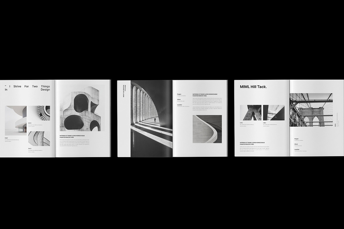 Architecture Brochure Template, a Brochure Template by TemplateFolio-Shop (Photo 11 of 18)