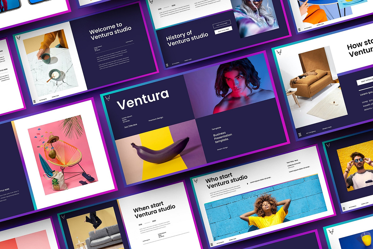Venture – Business Keynote Template, a Presentation Template by Dens Creative Studio (Photo 1 of 6)