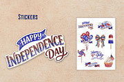 Patriotic Clipart Bundle, a Seasonal Illustration by Maggie Stilwell Design (Thumbnail 6 of 16)