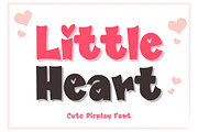 Little Heart | Handwriting Font, a Handwritten Font by AnningArts (Thumbnail 1 of 7)
