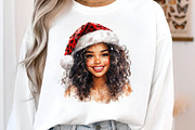 Leopard Girl Christmas Girly Clipart, an Illustration by SinaCreation (Thumbnail 4 of 7)