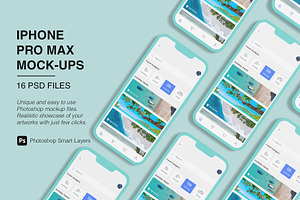 Clay iPhone Pro Max Mockups