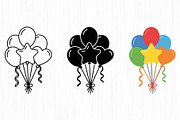 Balloon Party Vector Trio Pack, an Object Graphic by Artonix (Thumbnail 2 of 3)