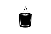 Candle Silhouette Vector Bundle, an Illustration by jahid234 (Thumbnail 38 of 51)