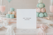 Square Card Mockup Macarons, a Product Mockup by TatiMockup (Thumbnail 2 of 5)