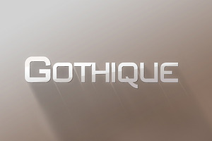 Gothique Modern Sans Serif Font