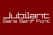Jubilant - Sans Serif Font, a Font by GG Design (Thumbnail 1 of 9)