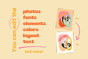 Bold Retro Branding Starter Kit, a Branding & Logo Template by Hell Yeah Designs (Thumbnail 9 of 22)