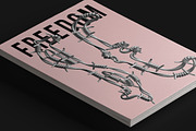 Freedom Font, a Font by Handmadefont (Thumbnail 3 of 9)