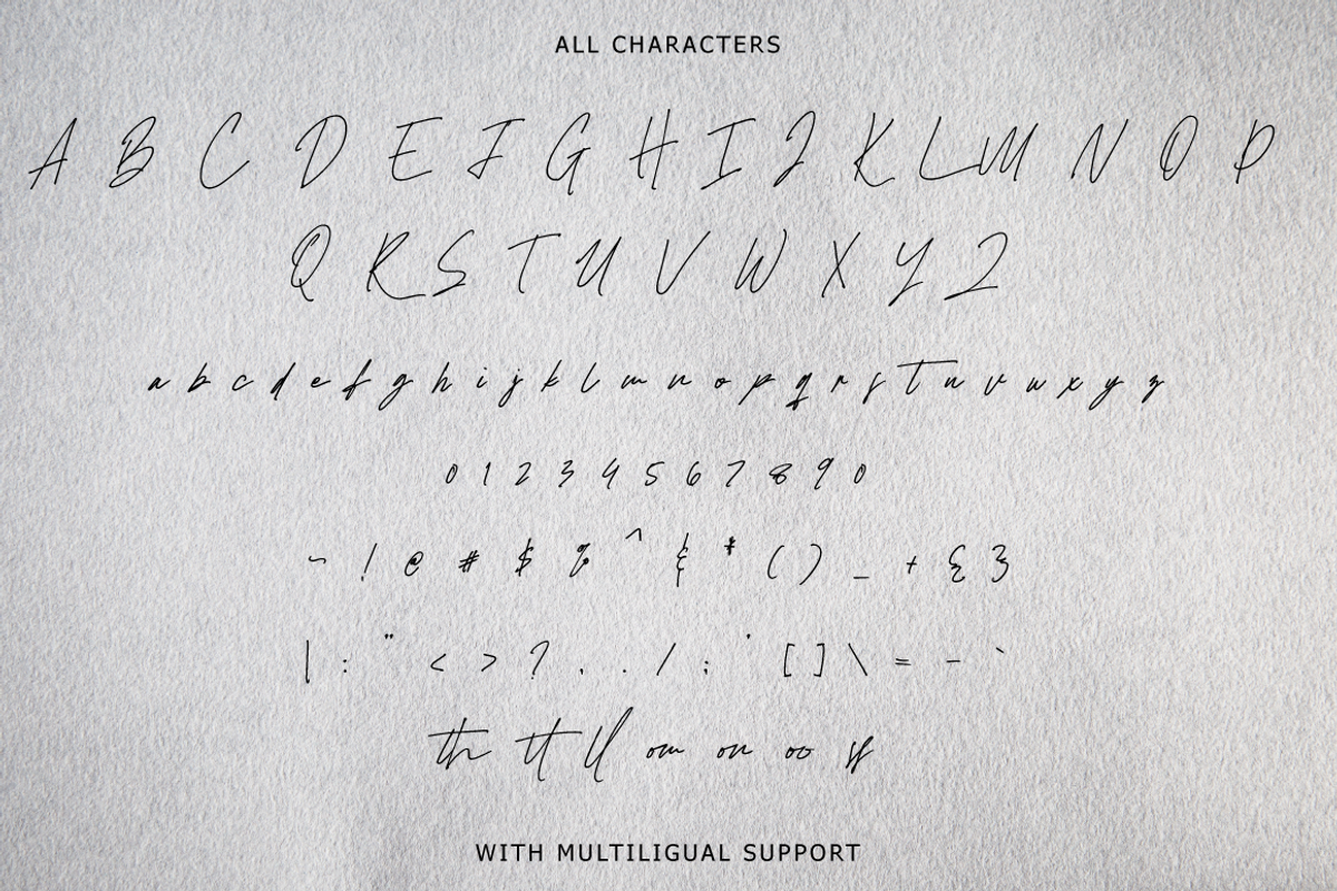 Loremita Signature, a Script Font by Thirtypath Studio (Photo 6 of 7)