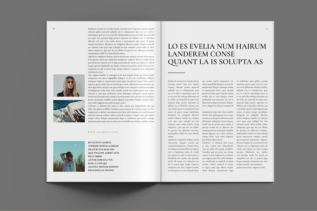 Book Title Layout Design Template, a Magazine Template by ElvinPrint (Photo 4 of 17)