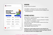 Marketing Coach Premade Social Media, a Social Media Template by Aks-Designs (Thumbnail 2 of 7)