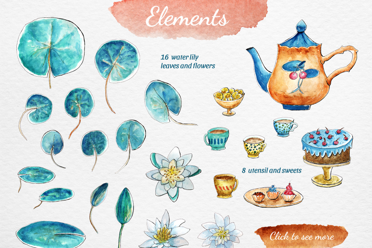 Water Lily Story, an Illustration by Gray Cat Graphics (Photo 2 of 6)