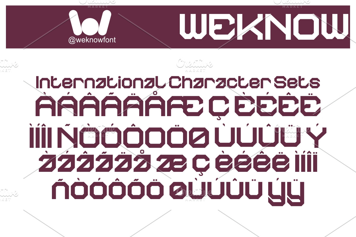 The Machine Font, a Sans Serif Font by weknow (Photo 8 of 8)