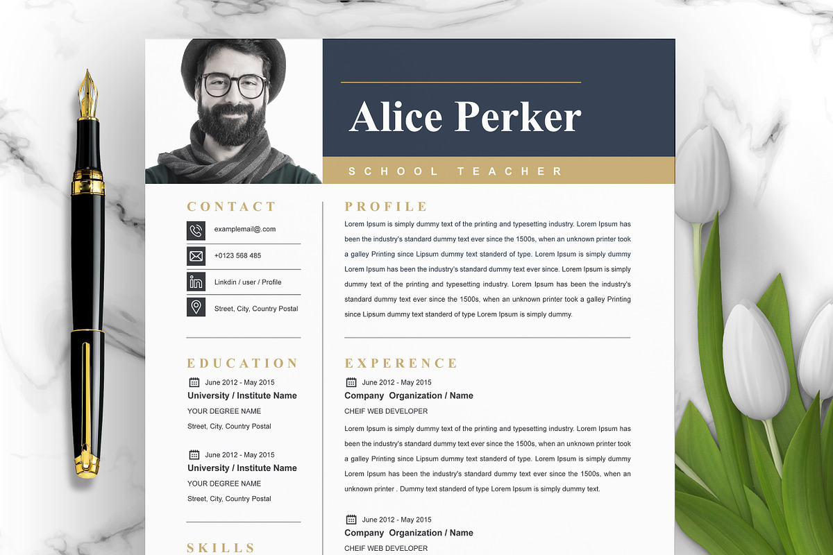 JOB WINNING RESUME - 50 TEMPLATES, a Resume Template by ResumeInventor (Photo 86 of 184)