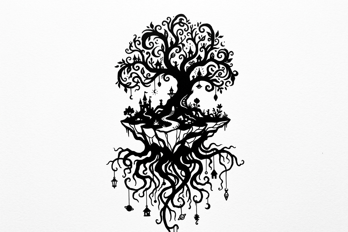 Elegant dream tree silhouette design, a Healthcare Illustration by Amazin_art (Photo 34 of 43)
