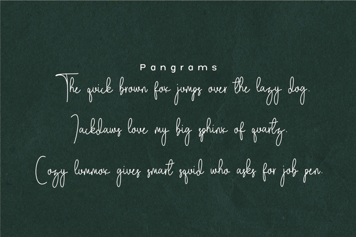 Biliani Script Font, a Script Font by JNJ Studio (Photo 7 of 9)