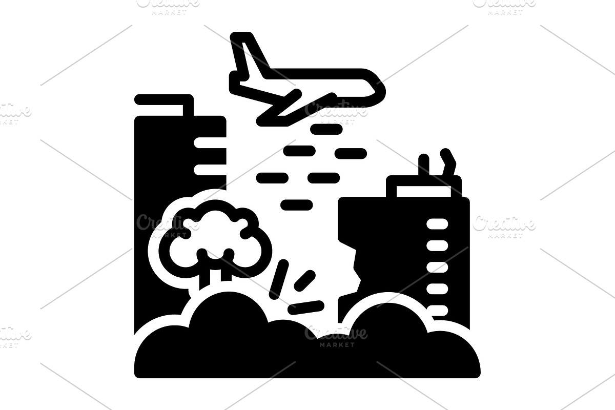 Wars invasion solid icon, a Solid Icon by Creative priyanka
