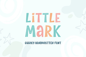 Little Mark - Handwritten font