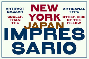 Impressario | Vintage Grotesk