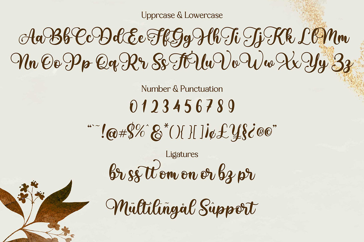 Babylone | Modern Calligraphy, a Script Font by Almeera Std (Photo 8 of 11)