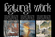 Traditions Foundation-Ligature Font, a Sans Serif Font by 177Studio (Thumbnail 5 of 9)
