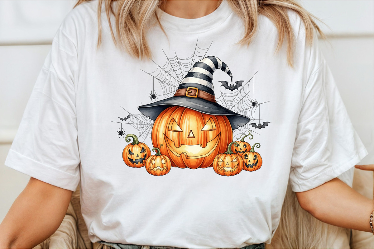 Halloween Fall Sublimation PNG, an Illustration by DreamCafeArt (Photo 5 of 7)