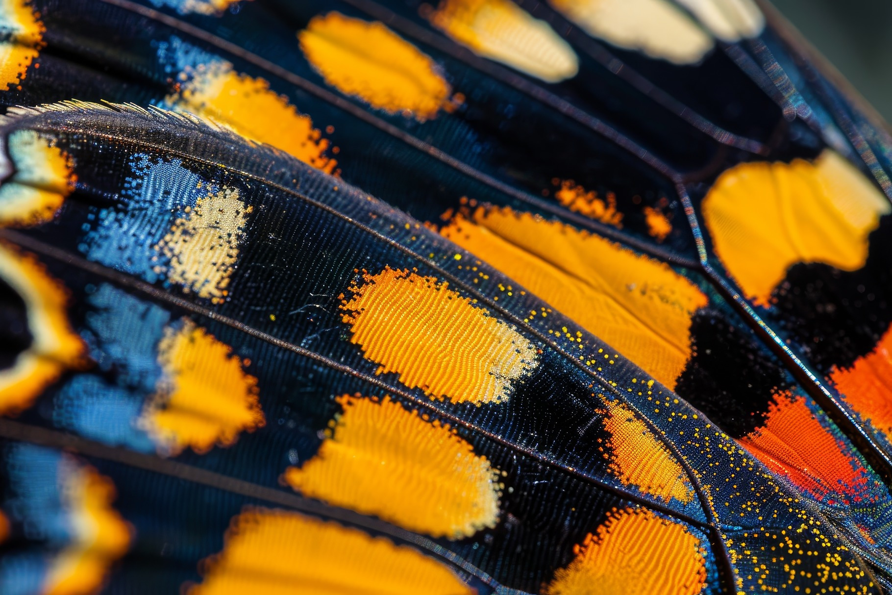 The detailed patterns of a butterfly, a Photo by Tanuart