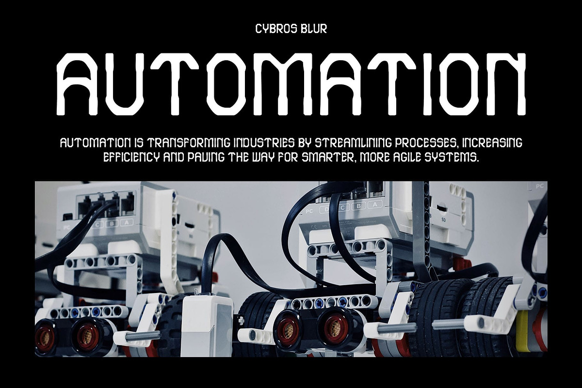 Cybros Blur, a Sans Serif Font by Craft Supply Co. (Photo 2 of 8)
