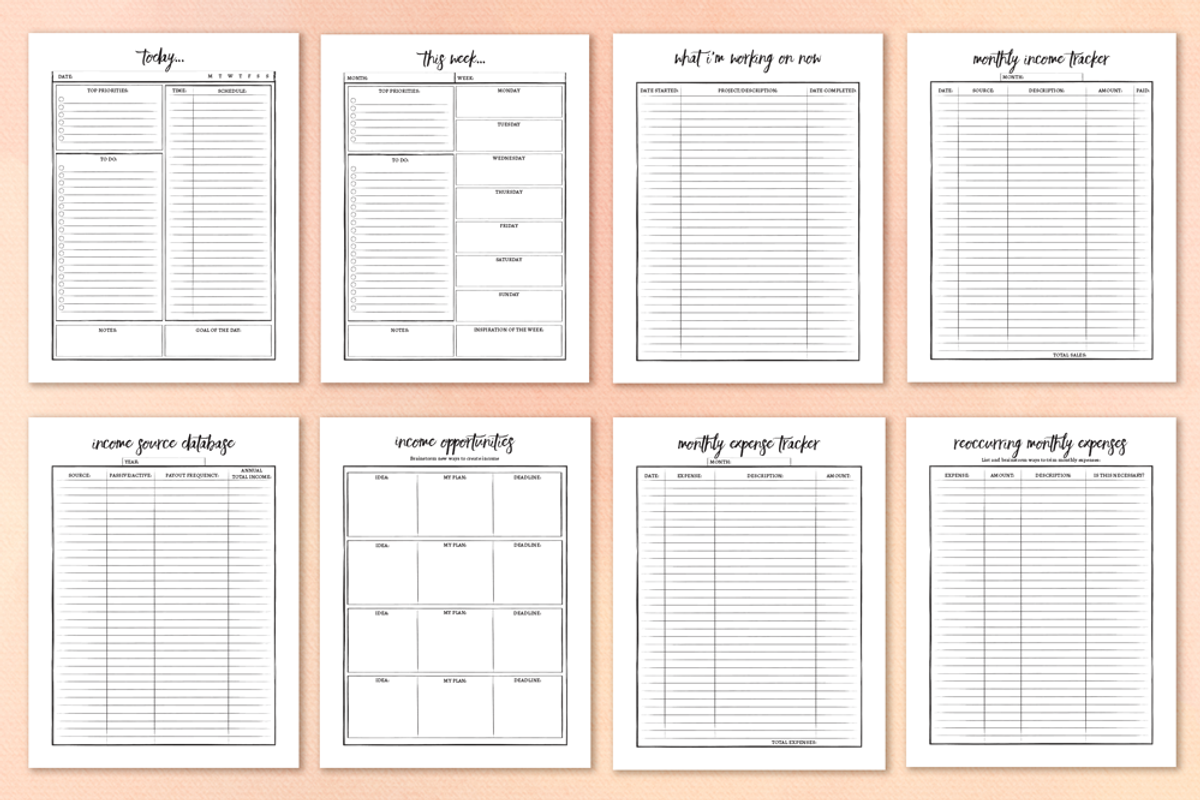 Textile & Surface Designer's Toolbox, a Stationery Template by patternpop studio (Photo 4 of 5)