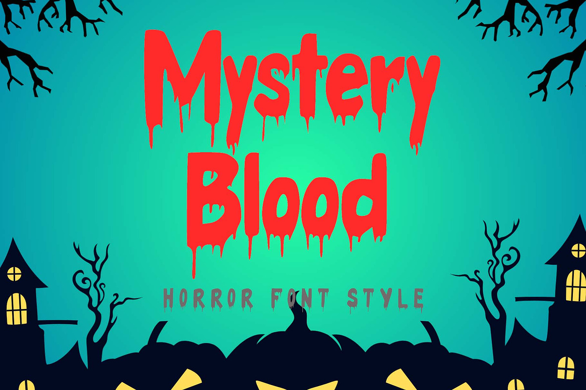 Mystery Blood, a Blackletter Font by Yoga Letter (Photo 1 of 8)