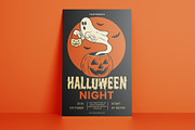 Halloween Night Event Template, a Flyer Template by Sandypramana (Thumbnail 1 of 2)
