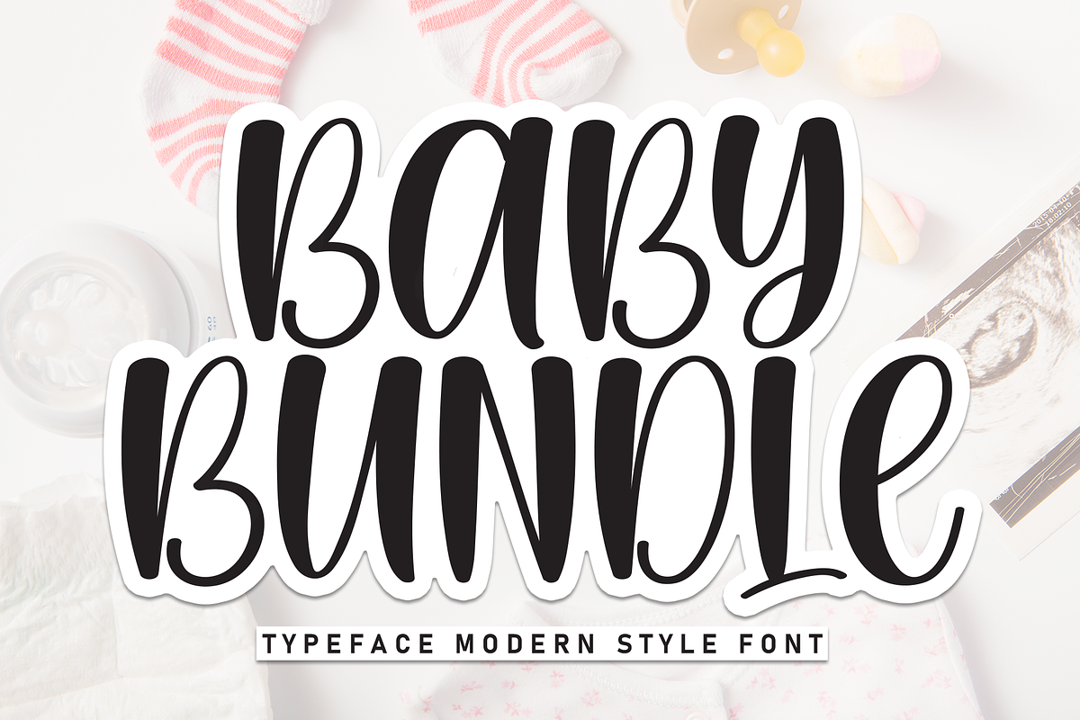Baby Bundle | Script Font, a Script Font by Scratchones (Photo 1 of 8)