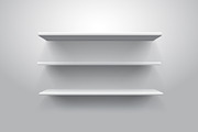 Vector Shelf Set, an Object Graphic by RaZZeRs (Thumbnail 1 of 3)