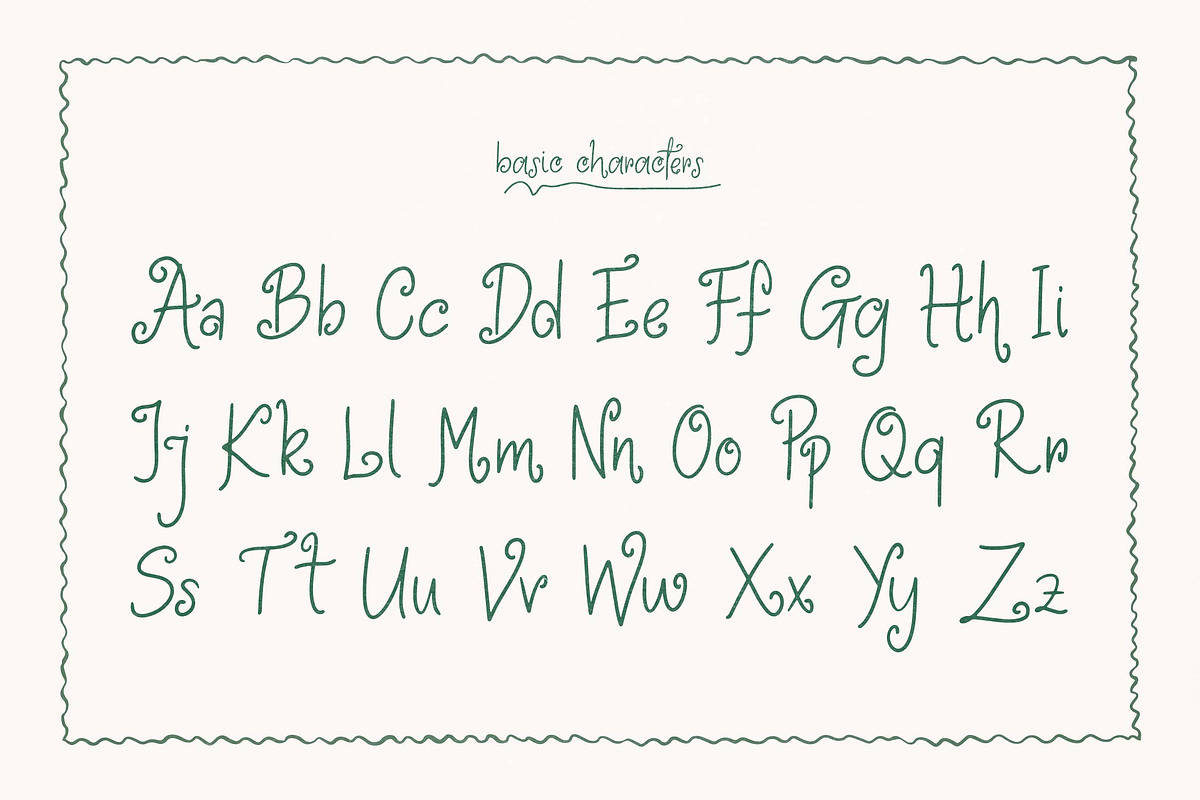 Delviyani Letter Casual Handwritten, a Handwritten Font by Denustudios (Photo 10 of 15)