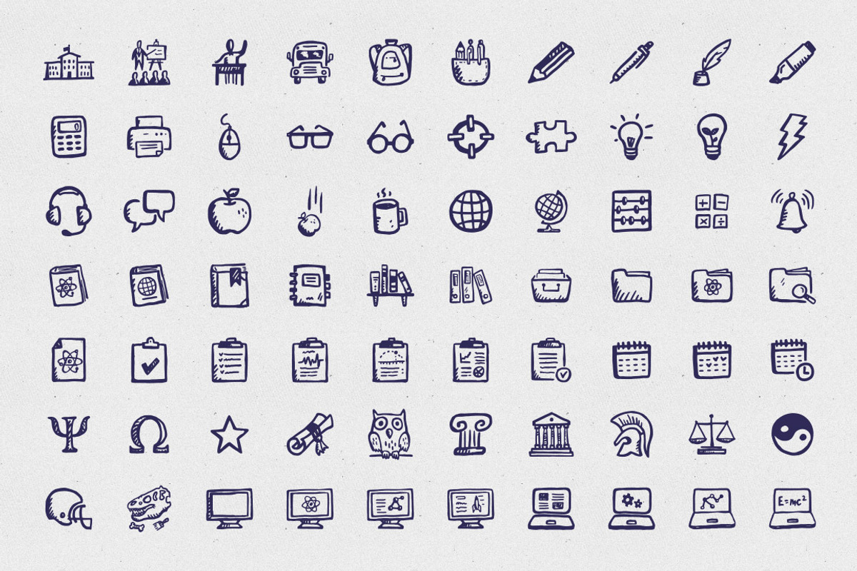 Brainy Icons Font preview 2
