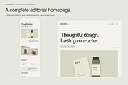 MONOGRAPH – Minimalist HTML Template, a HTML Template by Darweish Designs (Thumbnail 2 of 7)
