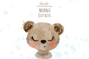Animals cliparts, an Animal Illustration by TheHappyGiftArt (Thumbnail 6 of 6)