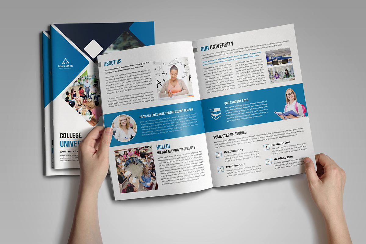 Education Brochure Template V1, a Brochure Template by JanySultana (Photo 7 of 10)