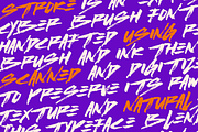 Stroke | Cyber Brush Font, a Handwritten Font by Ardana Creative (Thumbnail 7 of 14)