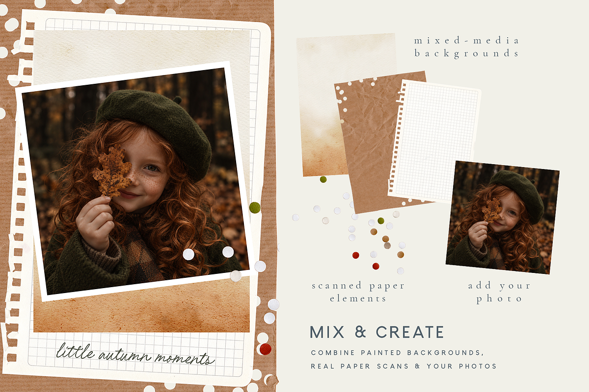 Autumn Mood Watercolor Collection, a Background Graphic by Karma (Photo 5 of 19)
