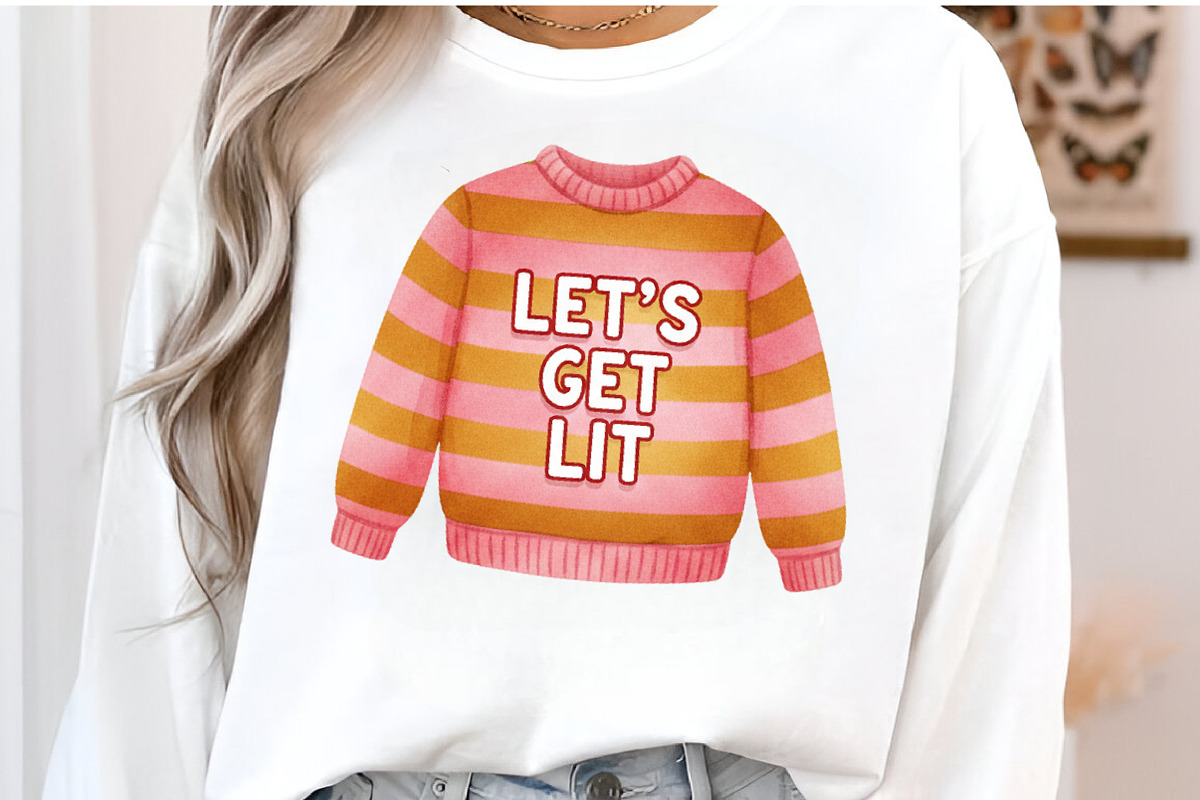 Christmas Ugly Sweater Clipart PNG, an Illustration by SinaCreation (Photo 6 of 7)