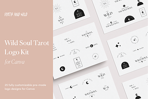 Wild Soul Modern Canva Logo Bundle